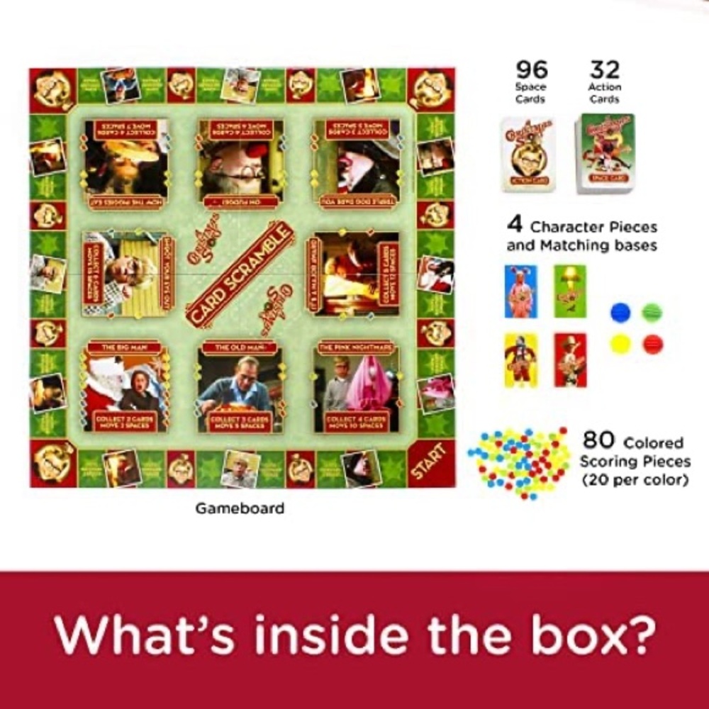 A CHRISTMAS STORY Card Scramble Game Sealed New in Box - Picture 5 of 8